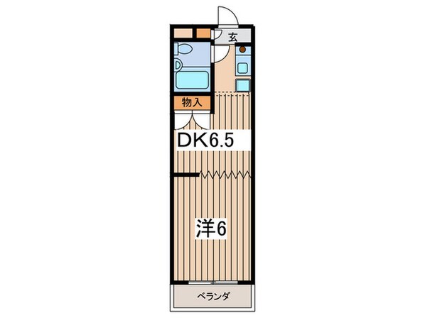 大和中央マンションの物件間取画像